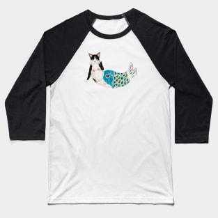 Koinobori Nyanco Baseball T-Shirt